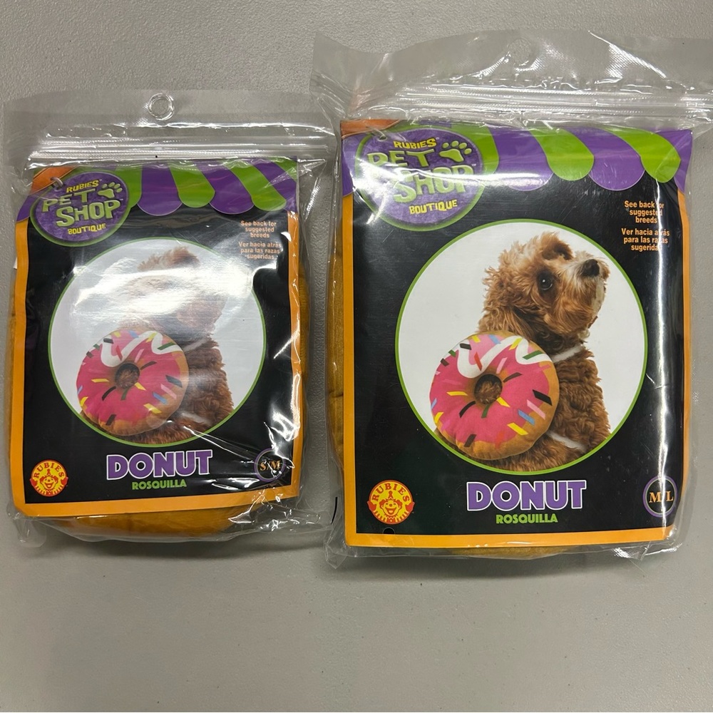 Dog Halloween Costume Doughnut Donut Rubies Pet Shop Boutique Puppy Sprinkles